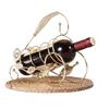 Creative Metal Wine Rack Vintage Wine Bottle Storage And Glass Holder Bar Home Decoration Display Stand