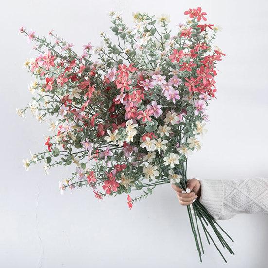 Искусственные украшения, цветы, реалистичные поделки своими руками, простые мини-искусственные орхидеи, зеленое растение, свадебное украшение