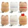 of Sumikkogurashi Plush Toys for Bear Cafe at Polar Pork Fried Shrimp Kigurumi Bear San-X [Set 6] Home Bear, Penguin?, Cutlet, Cat, Lizard, Tail,
