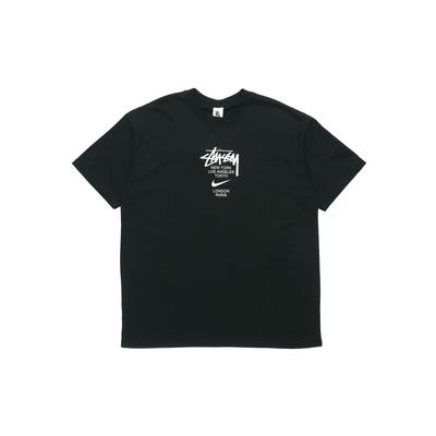 Черные мужские футболки X Stussy International DD3342-010