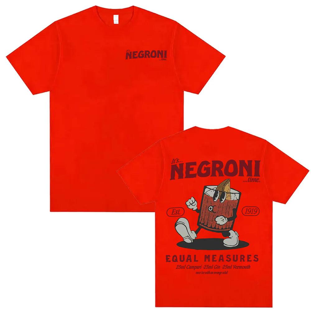 Negroni Lovers забавные подарки мем футболка унисекс модные эстетичные удобные футболки мужская одежда 100% хлопок свободные футболки топы