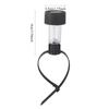 6pcs Solar Powered Ground Frame Lamp with Zip Tie Garden Lighting Pool Fence Light  for Home Yard
