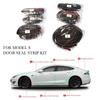 Car Door Seal Strip Kit Soundproof Strip Noise Insulation Weather Strip Sealing for Tesla Model S