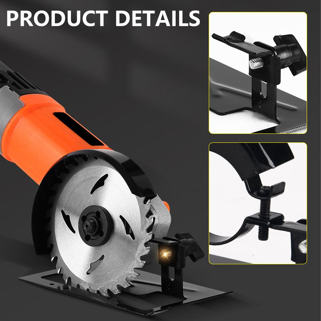 Подставка для угловой шлифовальной машины и защитная крышка для угловой шлифовальной машины типа 100. Отрегулируйте металлическую опору с безопасным щитком.