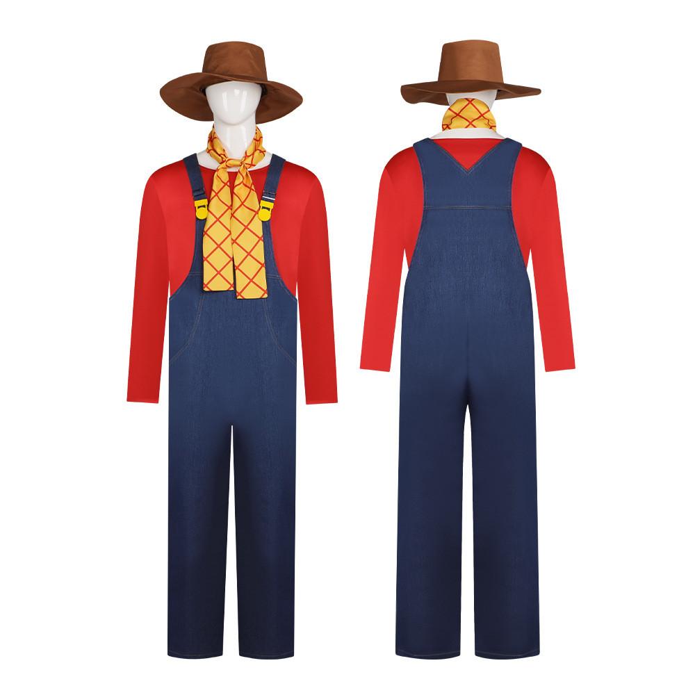 Toy Story Stinky Pete The Prospector Cosplay Costume With Polyester Fabric For Halloween Role Play