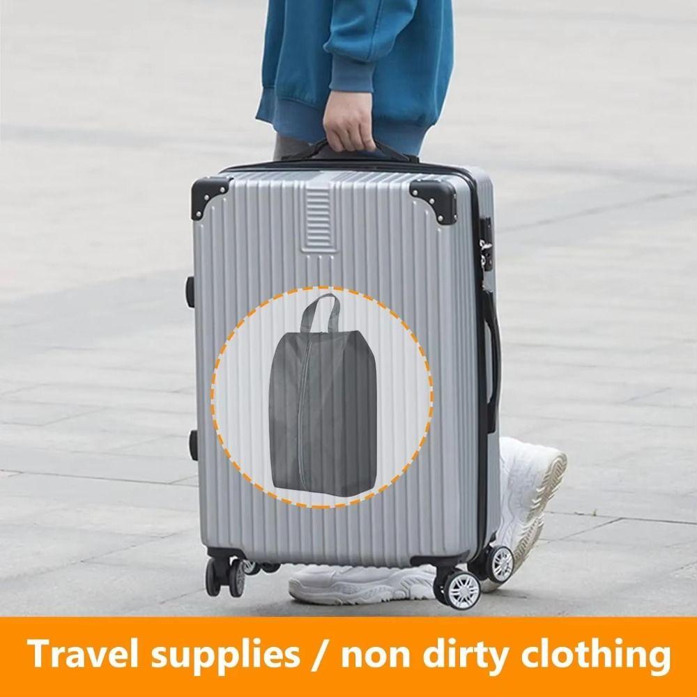 4Pcs Waterproof Shoe Storage Bag Foldable Travel Storage Case Dust-proof Sneaker Bag Unisex