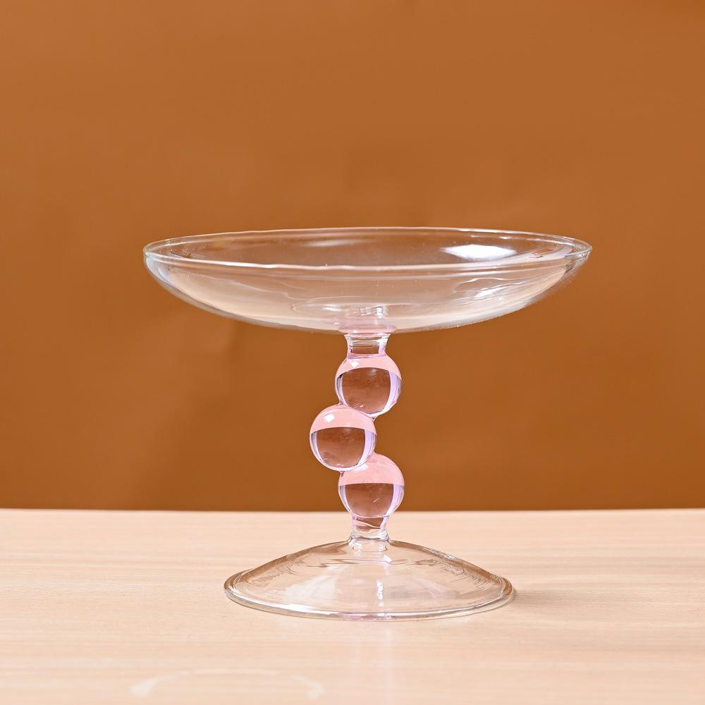 Европейская хрустальная стеклянная фруктовница - Декоративный современный центральный элемент и конфетница