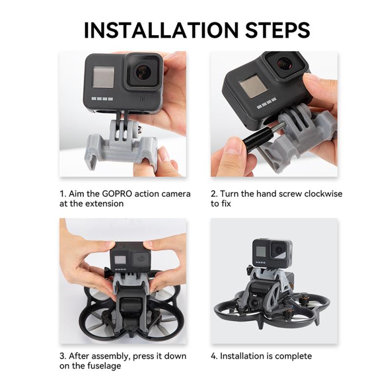 Расширение экшн-камеры, совместимое с Dji Avata Drone, адаптер 1/4 Oa2, фиксированные детали, совместимые с