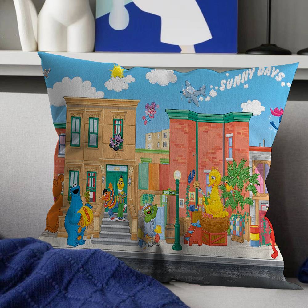 Sesame Street Cartoon pillow cover sofa cushion cover home room decoration children gift