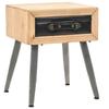 VidaXL Bedside Table Solid Fir Wood 43 X 38 X 50 Cm 245775