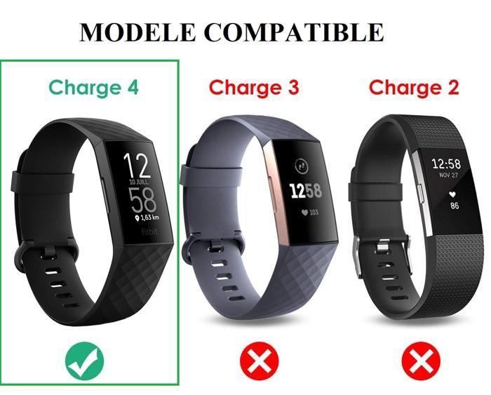 Chargeur Secteur 12W + Cable Compatible avec Fitbit CHARGE 4 - Charge Montre Phonillico®