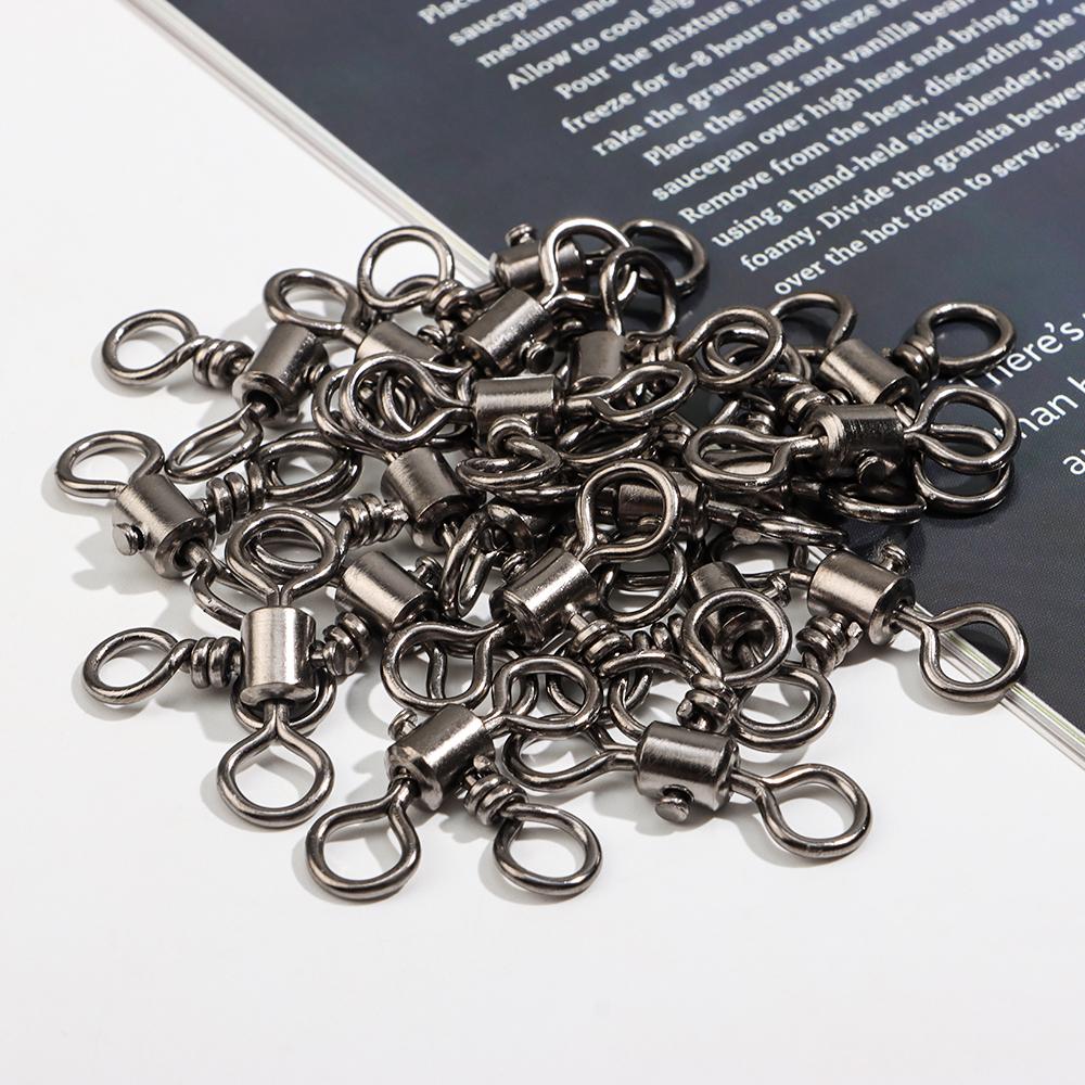 Trident Bearing Barrel Cross Line Fishhook Connector 3 Way Bearing Swivel T-shape Fishing Swivels