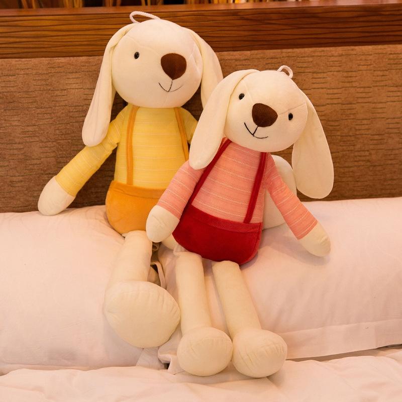 Long Ear Plush Bunny Toy With Filling For Kids Playroom And Gift Use