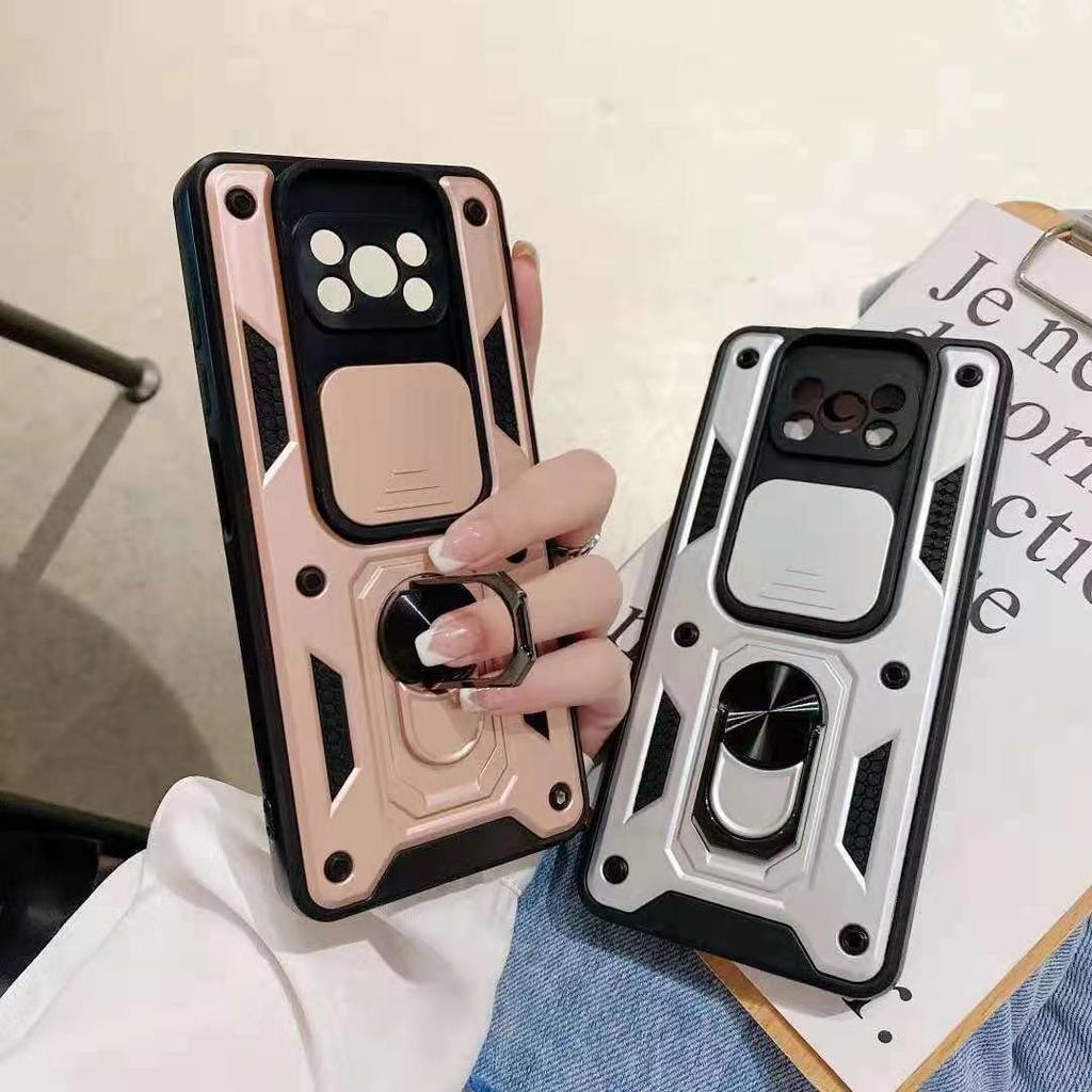 Для Xiaomi Poco X3 Pro Автомобильный магнитный держатель Кольцо Защитная крышка Для Little X 3 X3Pro NFC Слайдер камеры Ударопрочный Бронированный чехол