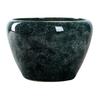 Ceramic Flowerpot Large Circular Opening Planter Pot Colored Glaze Finish Flower Pot