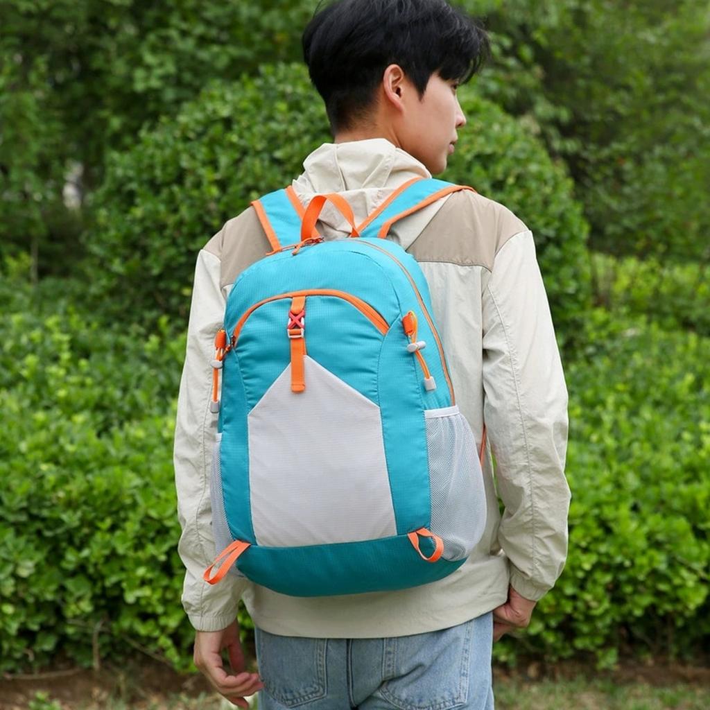 Ультралегкая складная сумка для кампуса, мужской и женский водонепроницаемый рюкзак большой вместимости, легкая дорожная сумка для спорта на открытом воздухе