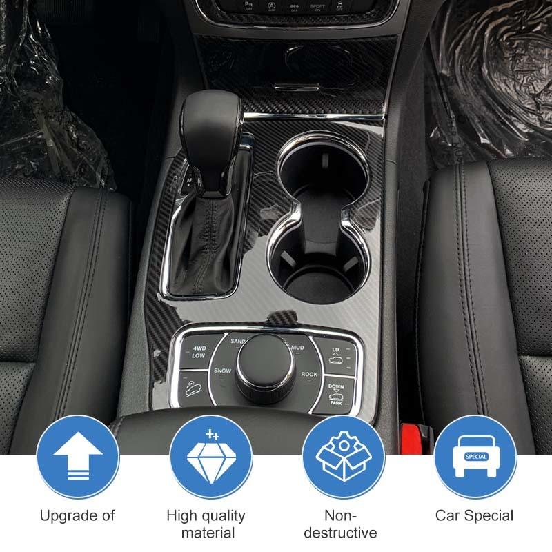 Декоративная панель рулевого колеса ABS, наклейка на приборную панель, подходит для Jeep Grand Cherokee 2016-2021, аксессуары для интерьера