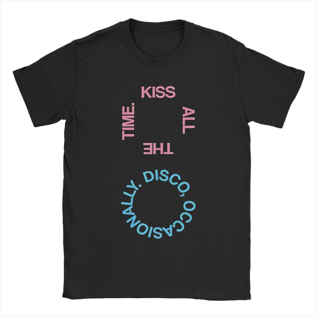 Vintage Album Kiss All The Time TShirt Unisex O Neck Pure Cotton T Shirt Short Sleeve Tee Shirt Plus Size Tops