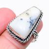 Dendrite Opal Gemstone 925 Sterling Silver Jewelry Ring Size 8 I7u45
