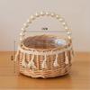 Корзина принцессы из бамбука ручной работы с 10 жемчужинами