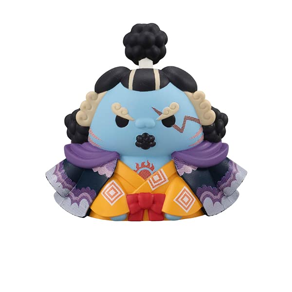 MEGA CAT PROJECT One Piece Nyan Piece Luffy and Wano Country Edition, 8 типов в примерно 30-миллиметровой окрашенной ПВХ-фигурке талисмана, Нян! (BOX)