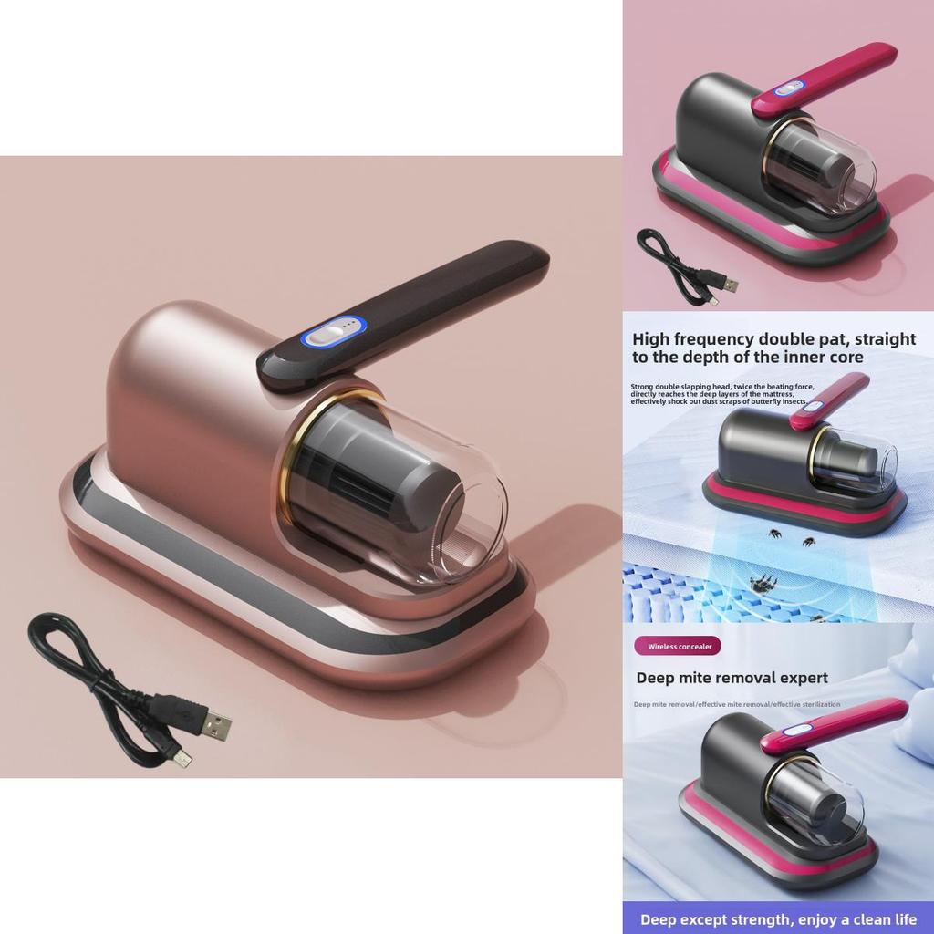Беспроводной ручной пылесос для уборки пылевых клещей с УФ-стерилизацией для домашнего использования