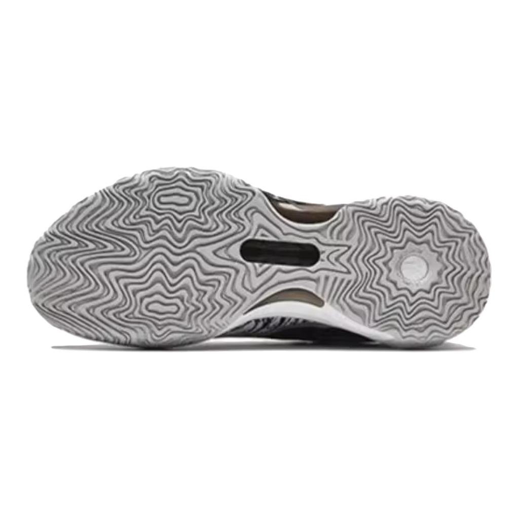 Anta Детские дышащие удобные нескользящие износостойкие низкие баскетбольные кроссовки детские кроссовки черные белые 312431103-3