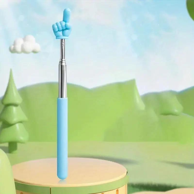 Telescopic Reading Finger Stick Whip Command Stick Click To Read Teaching Aids Teachers Classroom Tool Pointer Finger Stick