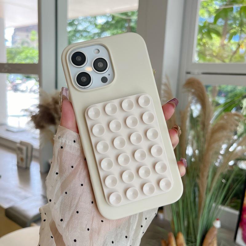 Многофункциональная силиконовая присоска - подставка для телефона и наклейка на заднюю панель