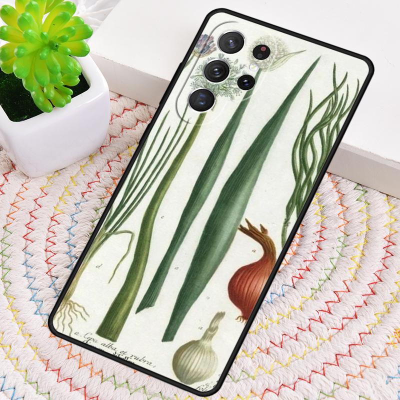 Силиконовый чехол для телефона с рисунком лука, чеснока и трав для Samsung Galaxy note 10 pro S26 S25 S24 S23 S22 S21 Plus S25Ultra Чехол