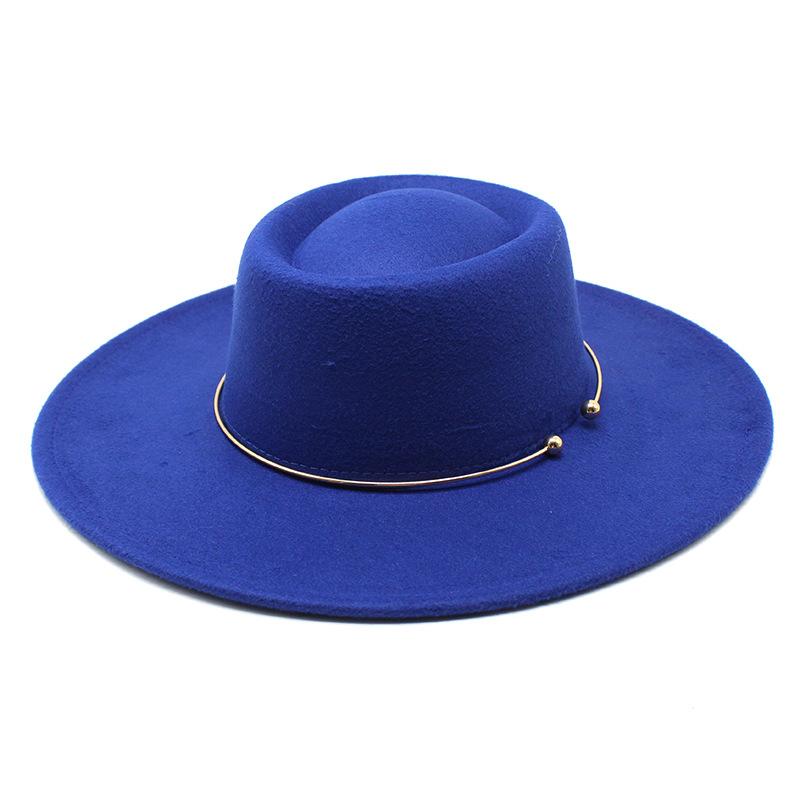 2024 Fedora Hat Men Women Suede Imacty Wool Winter Felt Hats Fashion Black Top Jazz Hat Fedoras Chapeau Sombrero Mujer