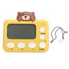 Digital Kitchen Timer LCD Display Multifunctional Portable Cartoon Cooking Timer for Studying Bear