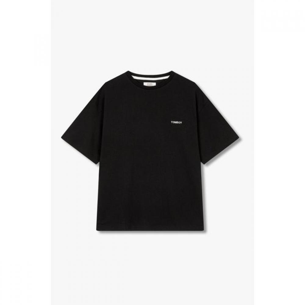 STudio Tomboy Logo Embroidery Hidden PockeT T shirT 91u5222195