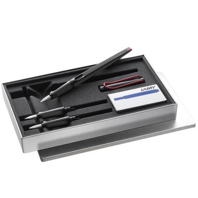 Lamy Набор перьевых ручек для каллиграфии Joy Black Черная перьевая ручка с 3 разными размерами пера Перо-лента эргономичная ручка каллиграфическая ручка Включает 5 LAMY T