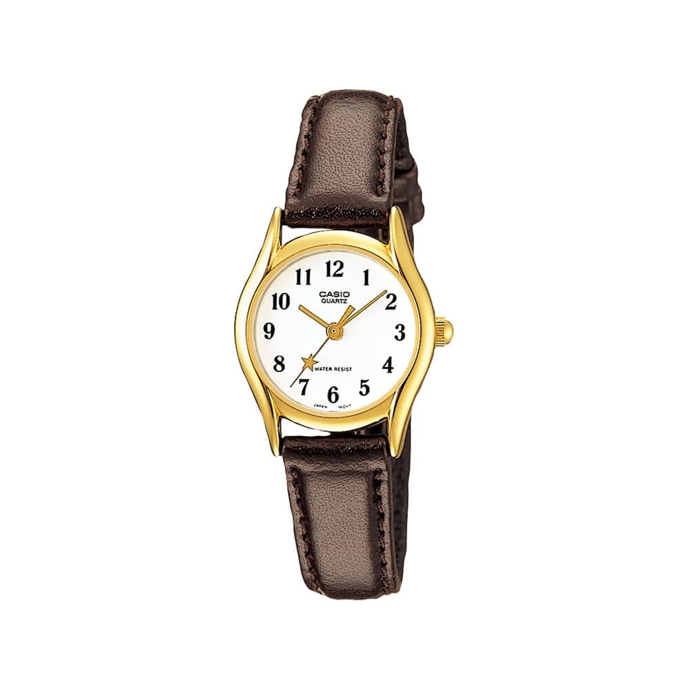Casio Collection LTP-1094Q-7B4RJH Women's Brown Watch Analog Quartz 30m Water Resistant