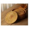 Homeglen Rattan Coaster Set