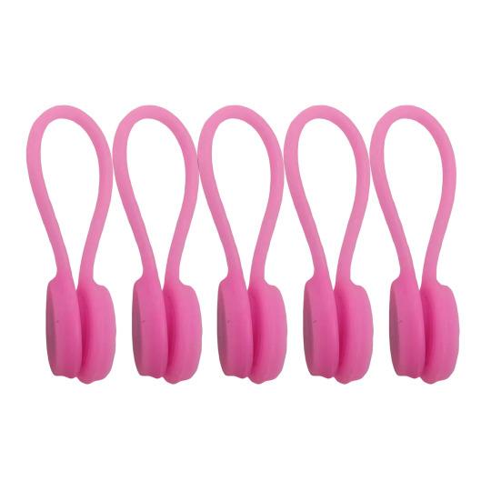 5/10 шт. силиконовые кабельные стяжки магнитные сматывающие зажимы для кабеля стяжки-закрутки органайзер для шнура