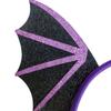 Gothics Sequins Bat Hairband for Adult Kids Cosplay Party Costume Day of the Death Bat Headpiece Halloween Accessories