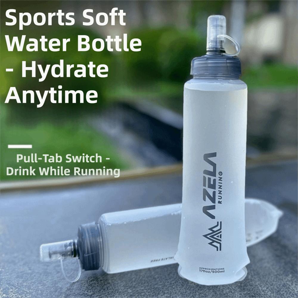 Lightweight Folding Sport Water Bottle 250/500ml Portable Water Bottle Running Water Cup Outdoors