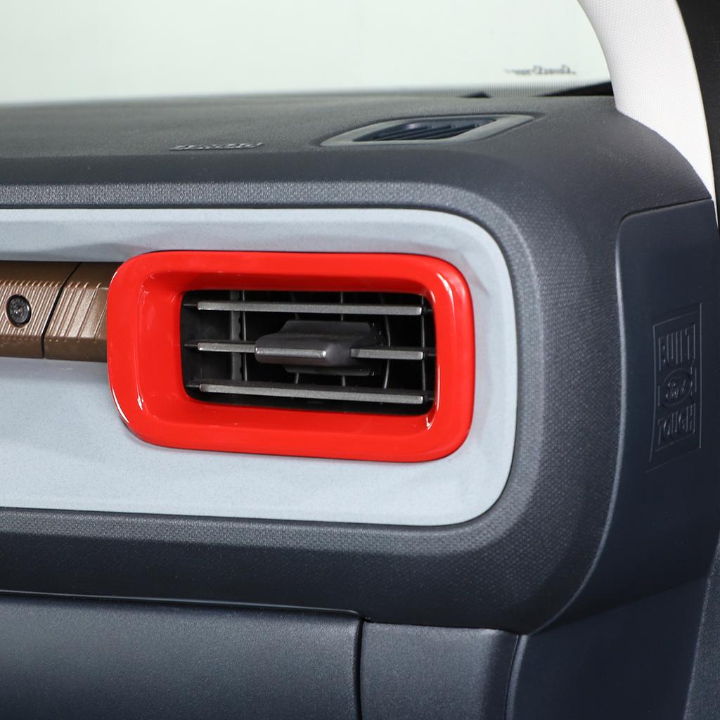 Для Ford Maverick 2022-2023 ABS матовый черный автомобиль с центральным управлением, выходная рамка для кондиционера, накладка, наклейка на автомобиль