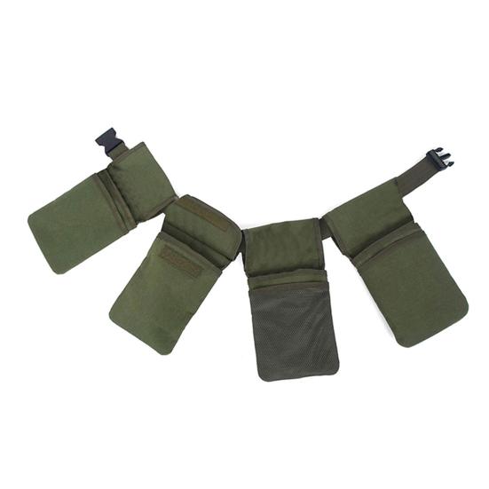 Поясная сумка для садовых инструментов с регулируемыми карманами, вместительная, легкодоступная сумка для хранения, органайзер для садовых инструментов