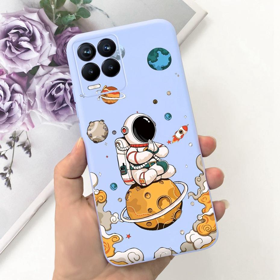 Чехол Для Realme 8 Pro / Realme 8 4G Милый Мультяшный Конфетный Цвет Мягкий Силиконовый Чехол Для Realme8 8Pro RMX3085 RMX3081 Чехлы для Телефона