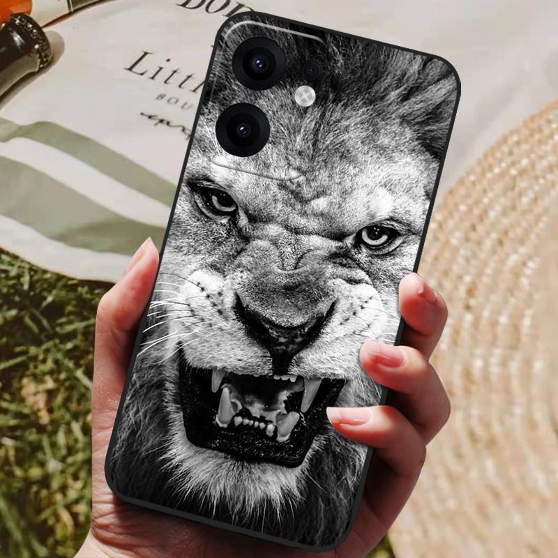 Для OPPO Reno13 F 5G Чехол Reno13F 4G Роскошный Расписной Телефон Силиконовая Задняя Крышка Для OPPO Reno 13F CPH2699 Чехлы Защитный Чехол