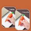 Kids Carrot Ballpoint Pen with Voice Recording, Voice Recorder Writing Pen for Children Learning