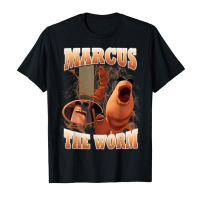 Футболка Marcus The Worm Bootleg для мужчин и женщин 100% хлопок, топы с коротким рукавом P475