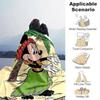 1pc Minnie Mouse Hawaiian Hula Girl Home Decor Throw Blanket Perfect for Couch, Bed, Travel