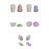 Resin Casting Mold 3D Snowman Figurines Moulds Versatile Aromatherapy Candle Mold Wax Candle Mold for Crafting Figurines