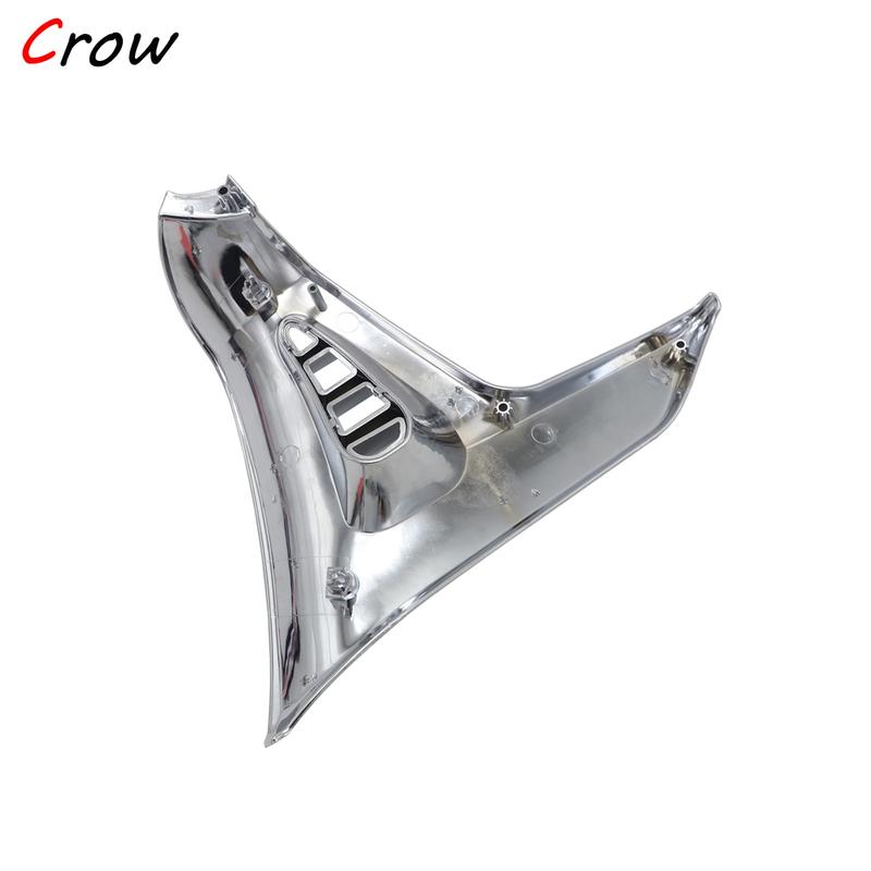 Хромированный треугольный козырек для Honda GoldWing GL 1800 GL1800 2001-2011 Хромированные левая и правая детали мотоцикла Модифицированные аксессуары