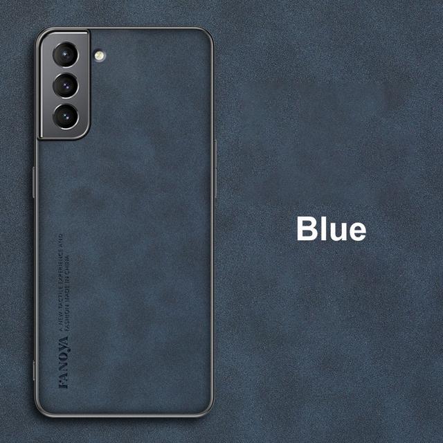 Чехол из овечьей кожи для Samsung Galaxy s24 s23 S20 S21 FE S10 S22 Note 20 Ultra 10 Plus S10E, чехол