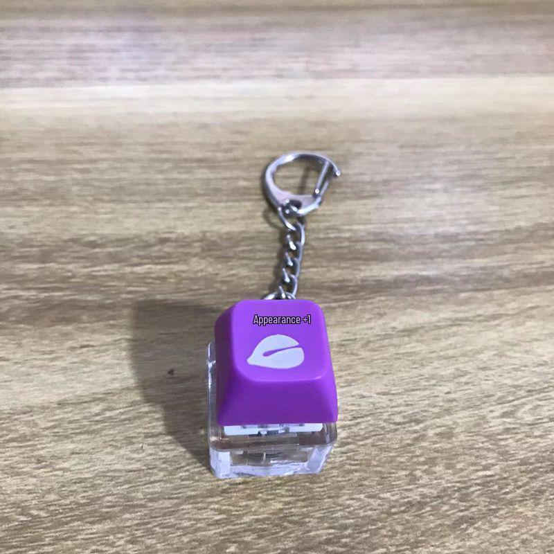 Светящийся деревянный колпачок для клавиши в виде рыбки, брелок для клавиатуры с функцией накопления заслуг и декомпрессии